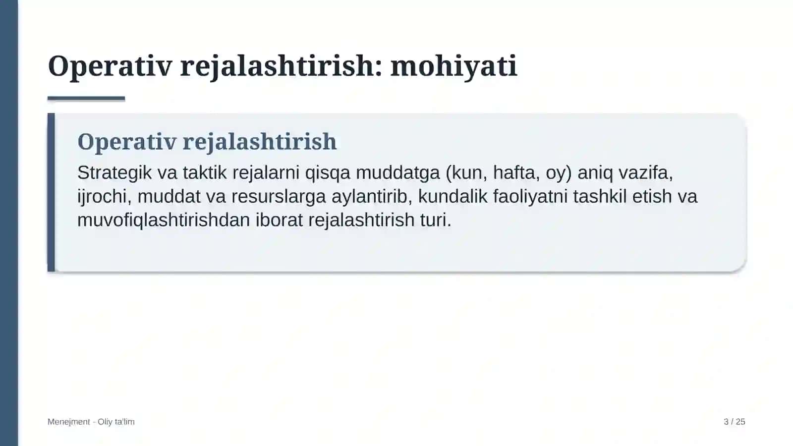 Chorvachilik xo'jaliklarida operativ rejalashtirish 3