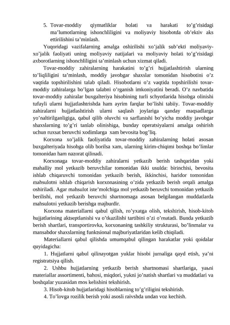 Materiallarni turkumlash va baholash 3
