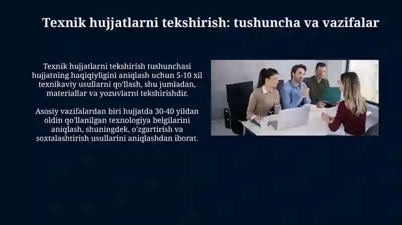 Texnik hujjatlarni tekshirish 3