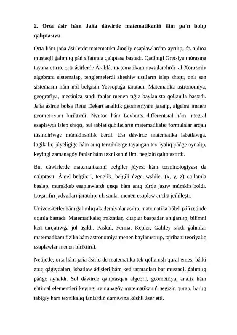 JOQARI MATEMATIKA 15 TEMA O`Z BETINSHE 3