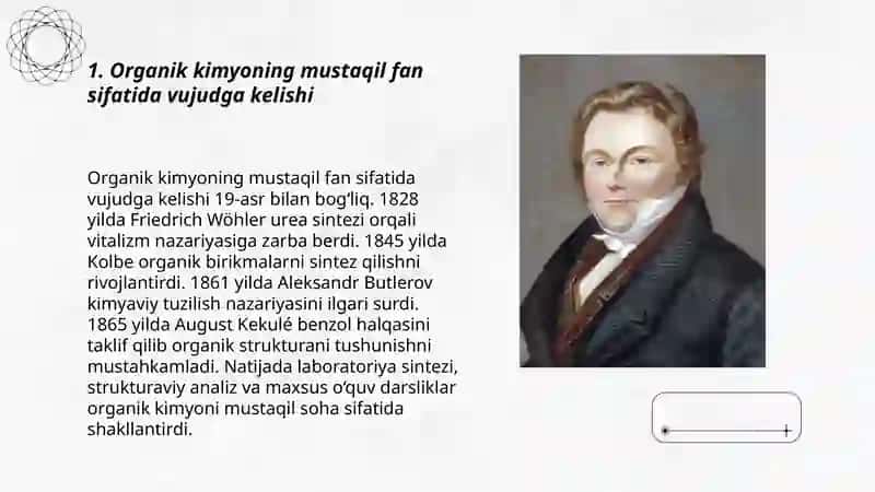 Organik kimyo va tuzilish nazariyasining yaratilishi 3