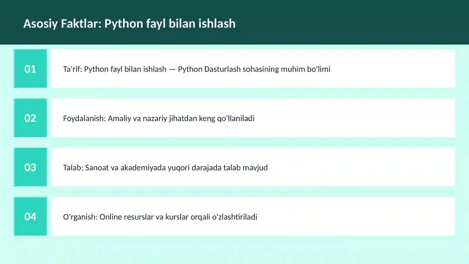 DASTURLASH | PYTHON DASTURLASH 3