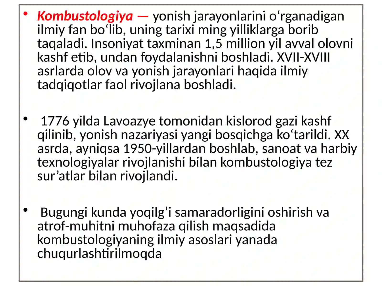 Kombustiologiya Ta'limi Taqdimoti 3