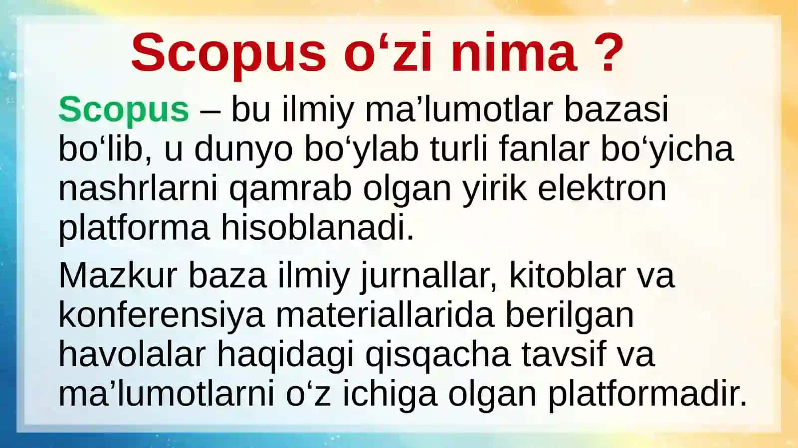 Scopus 3