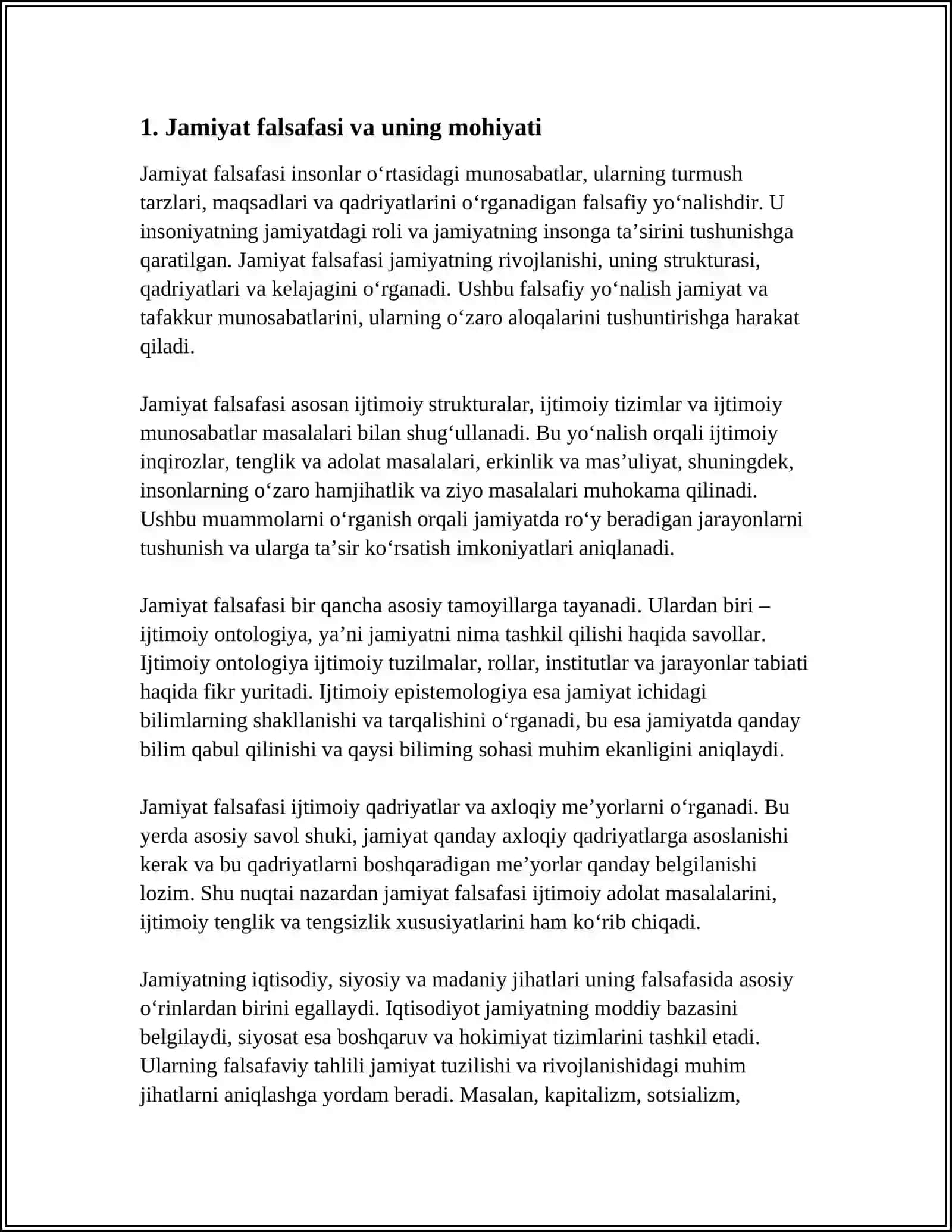 JAMIYAT FALSAFASI 3