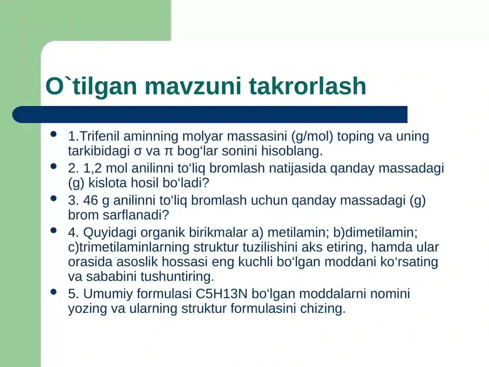 Aminokislotalar va oqsillar 3