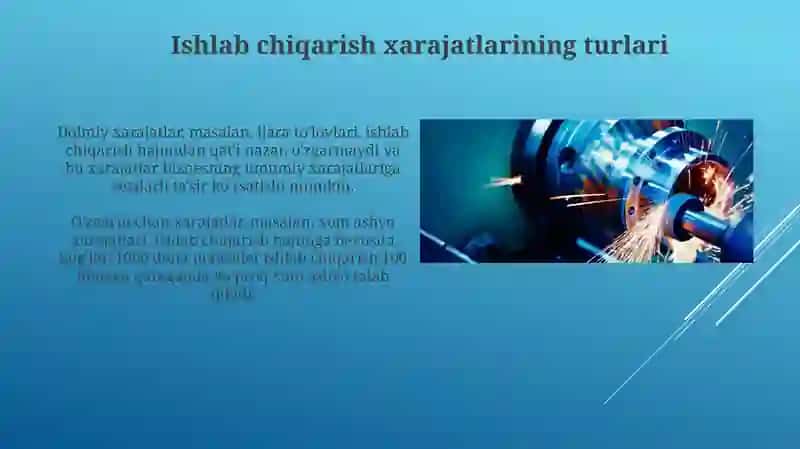 Ishlabchiqarishxarajatlari 3