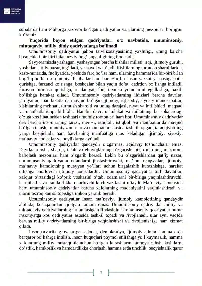 Qadriyatlar falsafasi (Aksiologiya) 3
