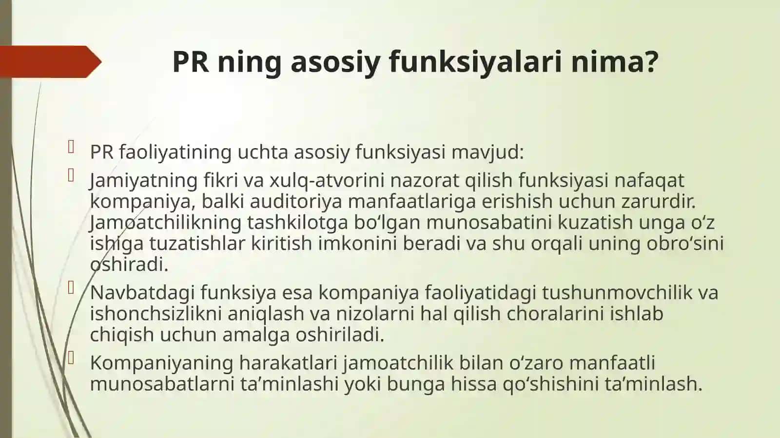 PR tadqiqotlari va texnologiyalari 3
