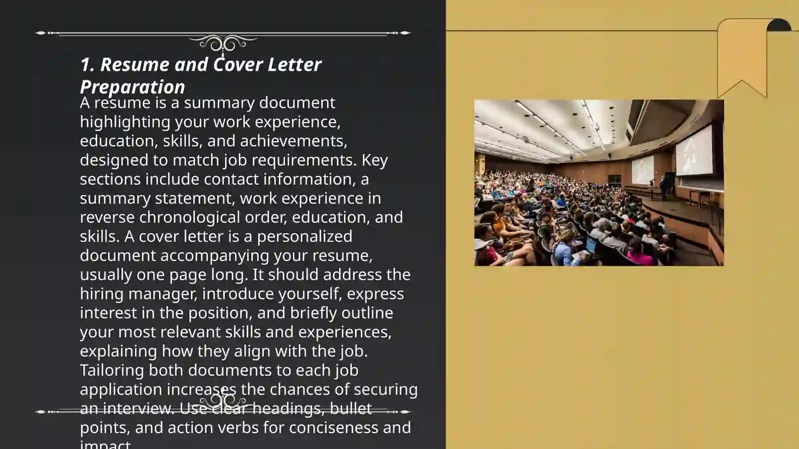 Resume and Cover Letter Preparation 3