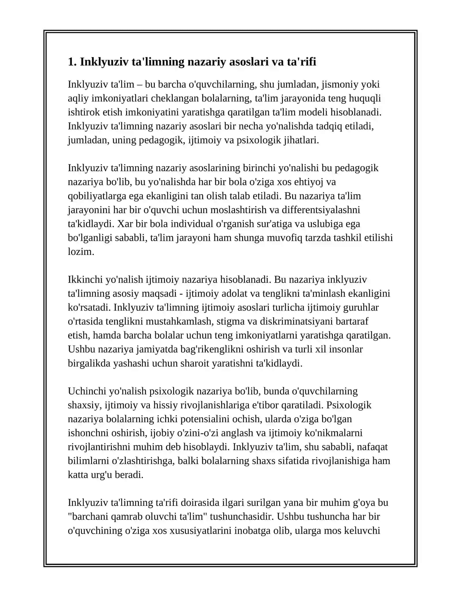 INKLYUZIV TAʼLIM VA UNING AHAMIYATI 3