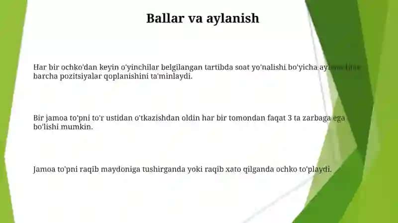 Voleybol o’yini qoidalari 3