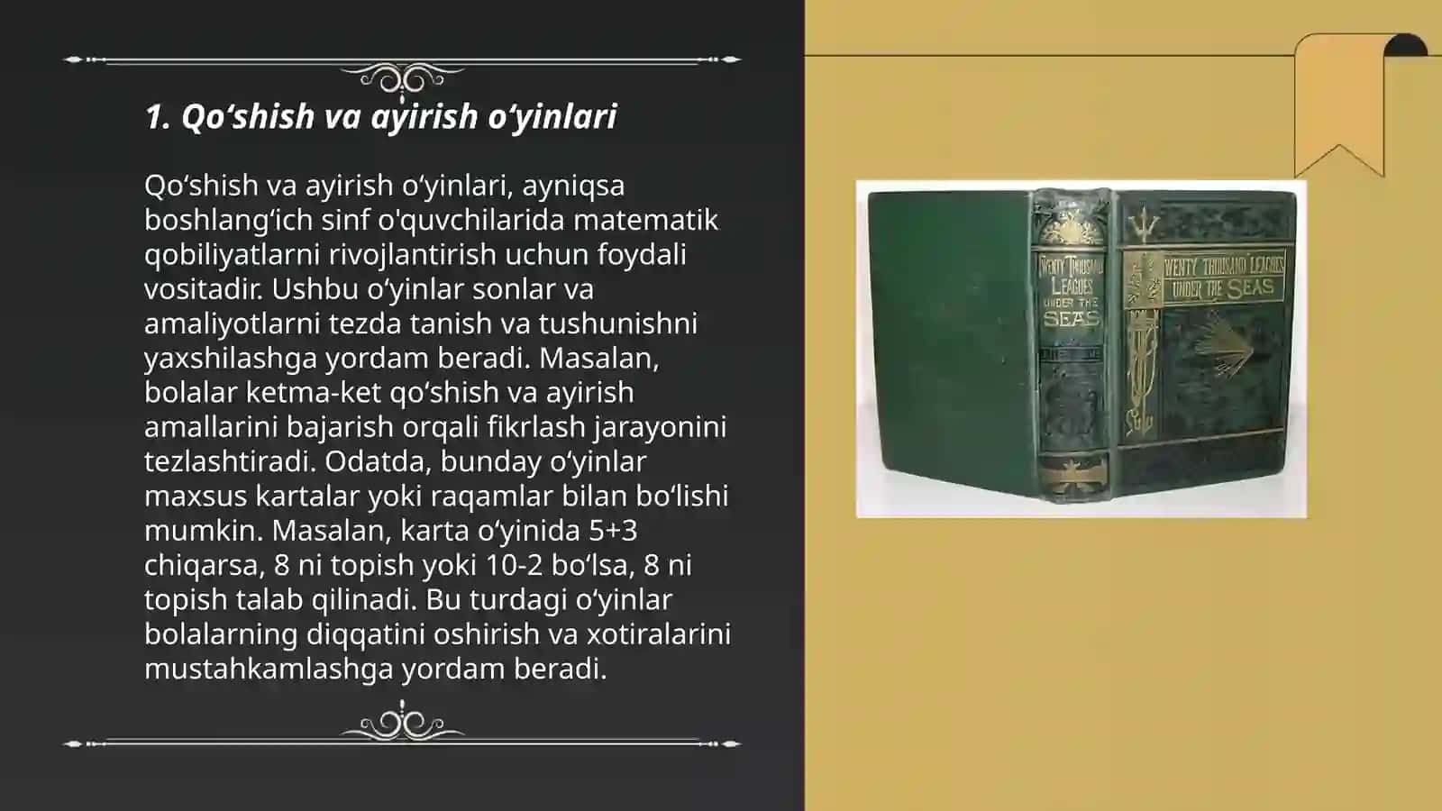 Qoʻshish va ayirish oʻyinlari 3