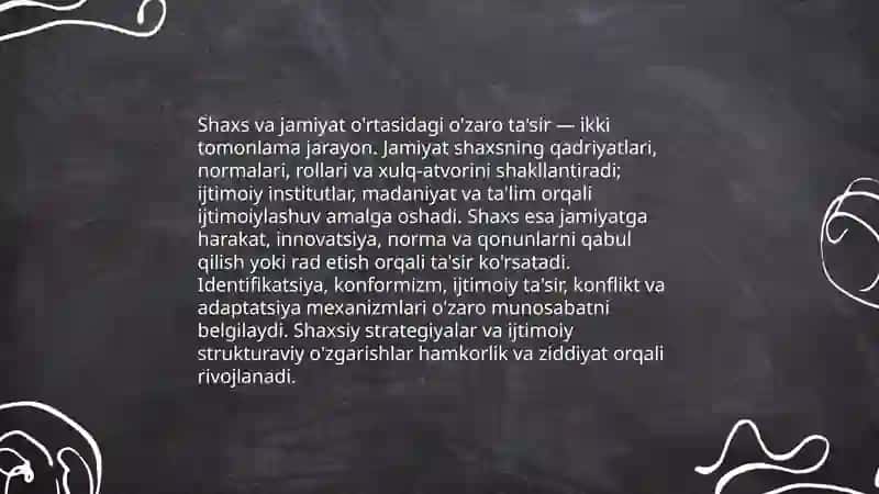 Shaxs ijtimoiy psixologik fenomen sifatida 3