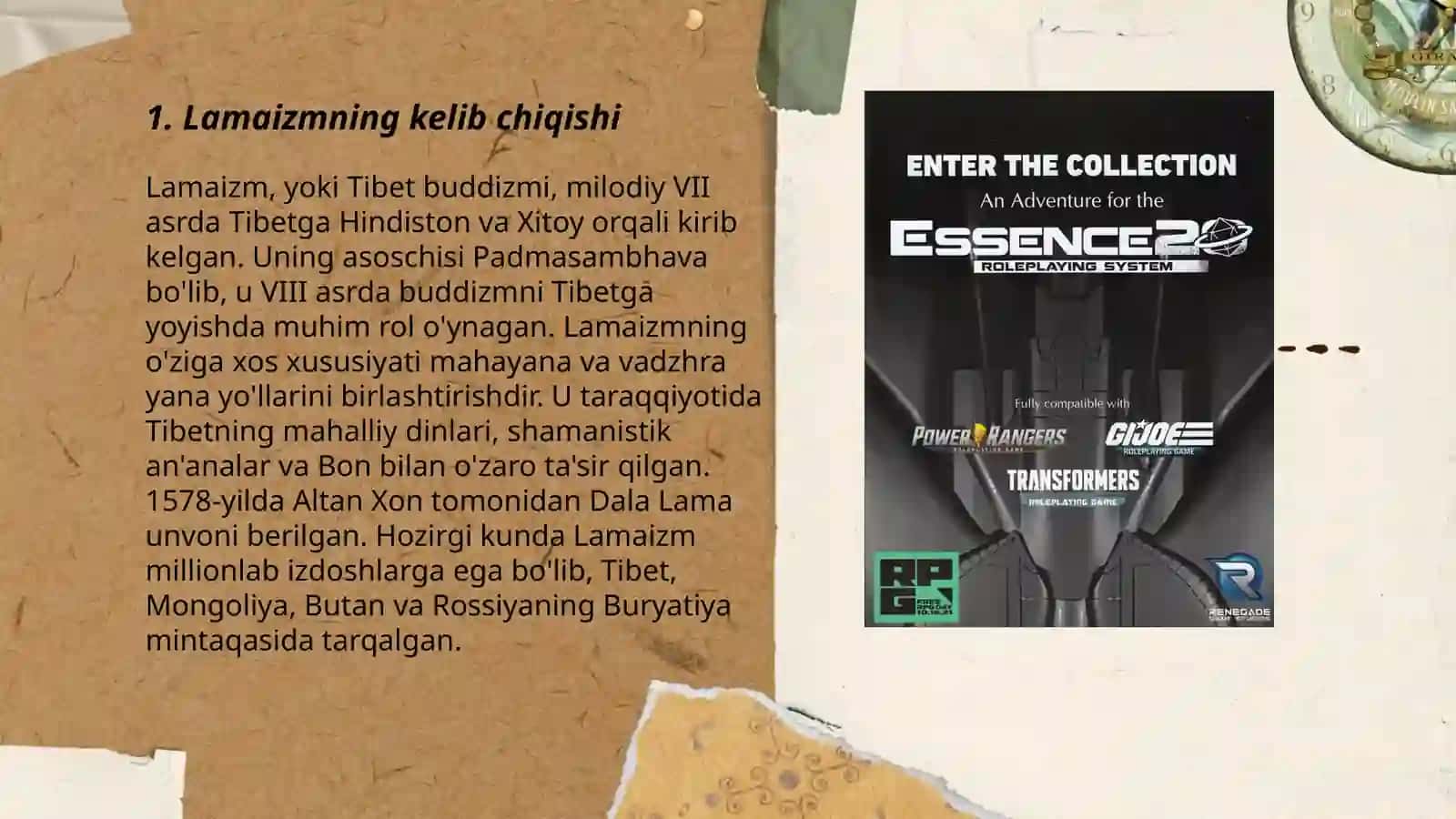 Lamaizim yo’nalishining mohiyati 3