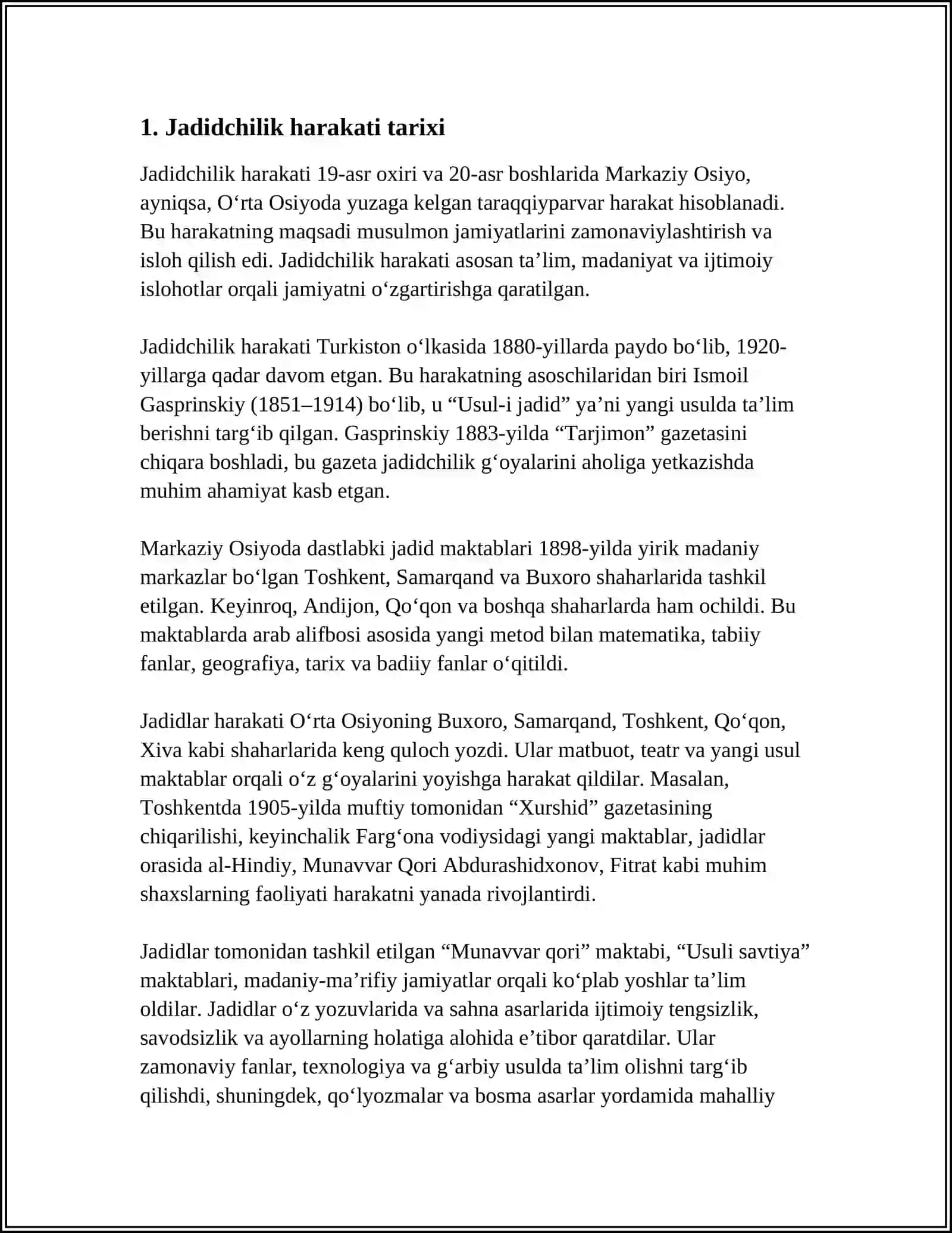 JADIDCHILIK HARAKATI NAMOYANDALARI 3