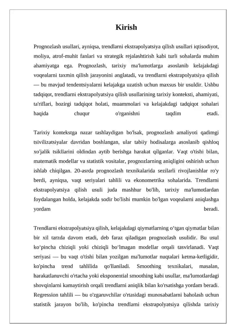 Prognozlash Usullari 3