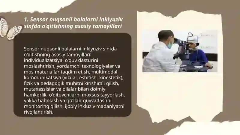 Sensor nuqsonli bolalarni inklyuziv taʼlim sharoitida oʻqitish va tarbiyalash 3