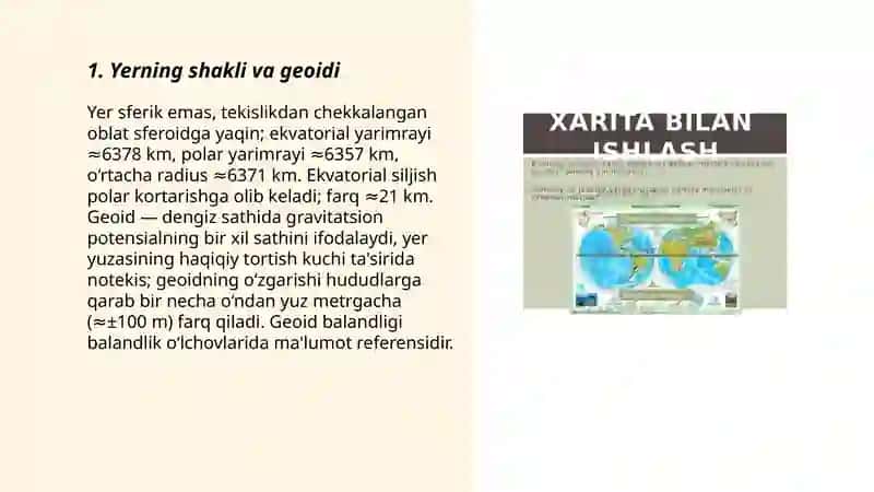 Yer shakli va harakati. Oy fazolari 3