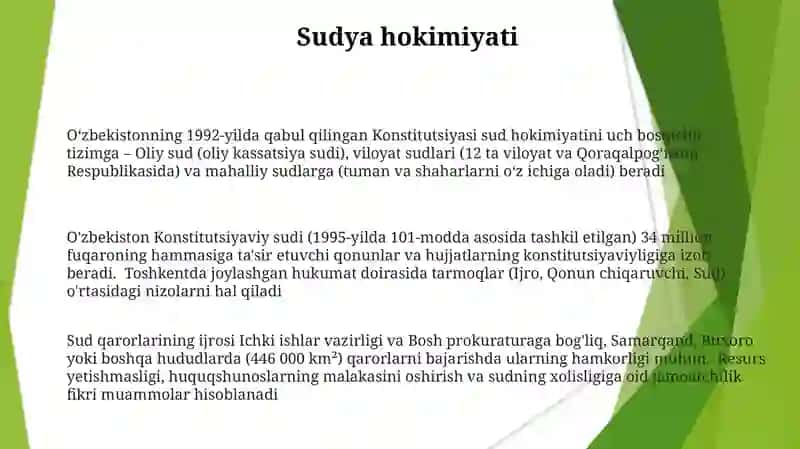O'zbekiston Respublikasining Konstitutsiyasi 3