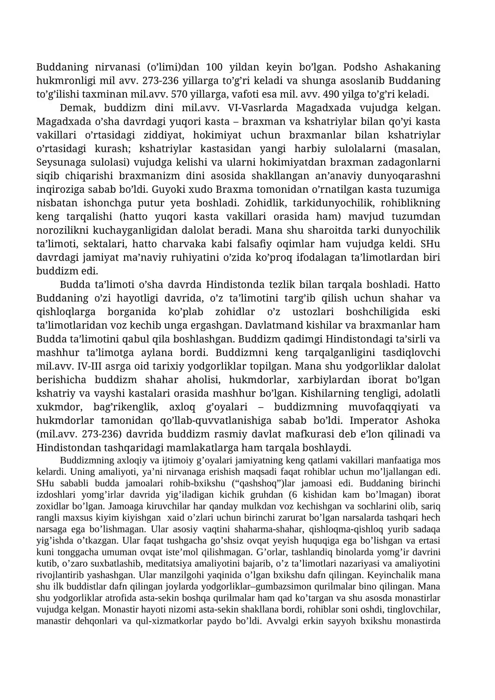3 BUDDIZM DINI TARIXI VA ASOSIY G`OAYALARI 3