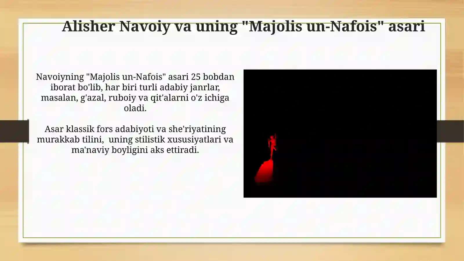 Navoiyning "Majolis un nafois" asari 3
