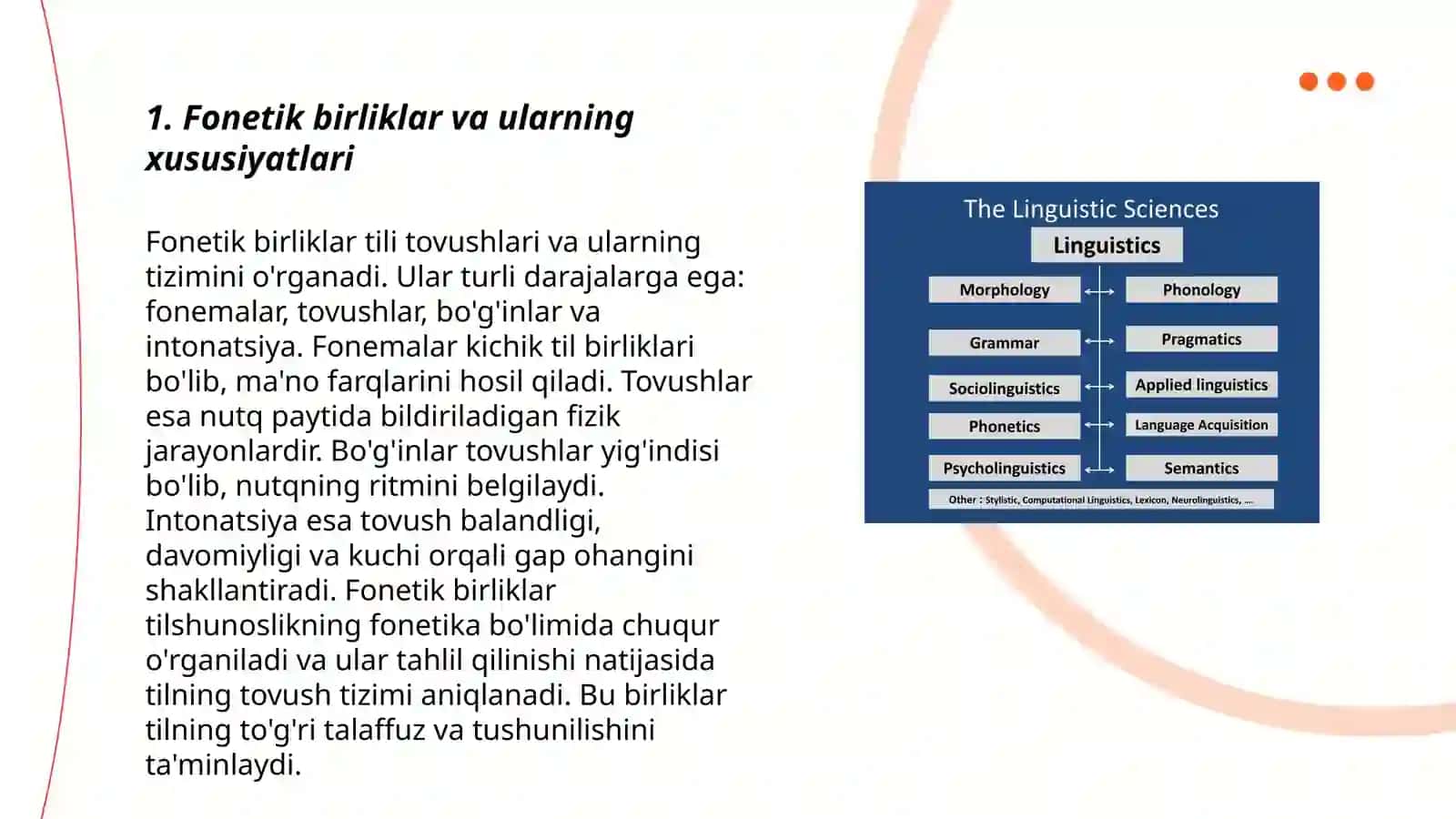 Fonetika tovush tizimi haqqidagi fan 3