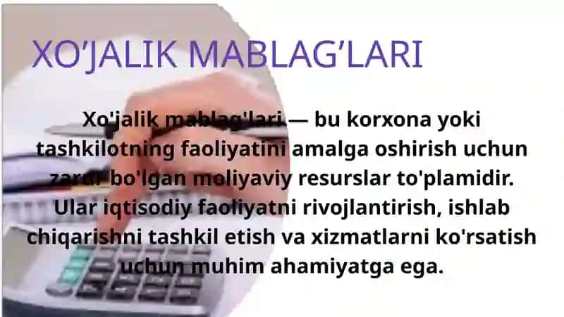 Xo’jalik mablag’lari va ularning tashkil topish manbalari 3