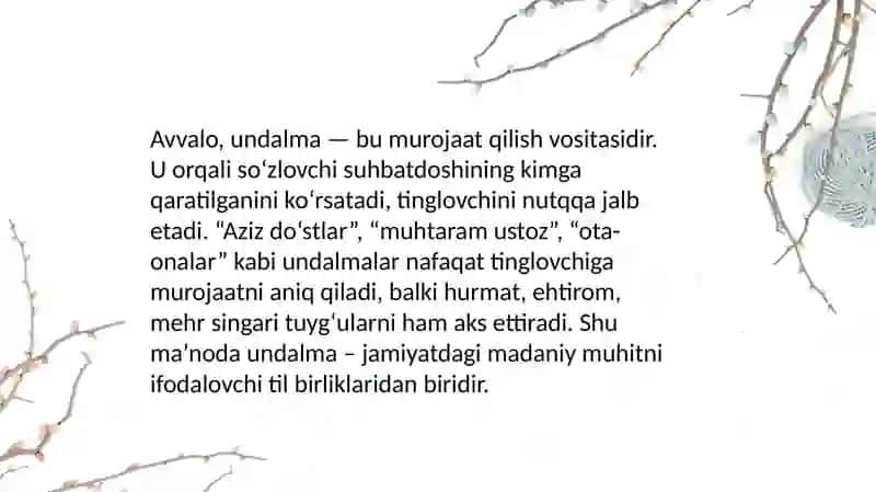 Mohinurning til tarixi fanidan tayyorlangan taqdimoti 3