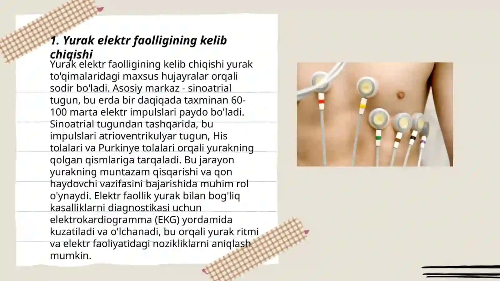 EKG yozib olish 3