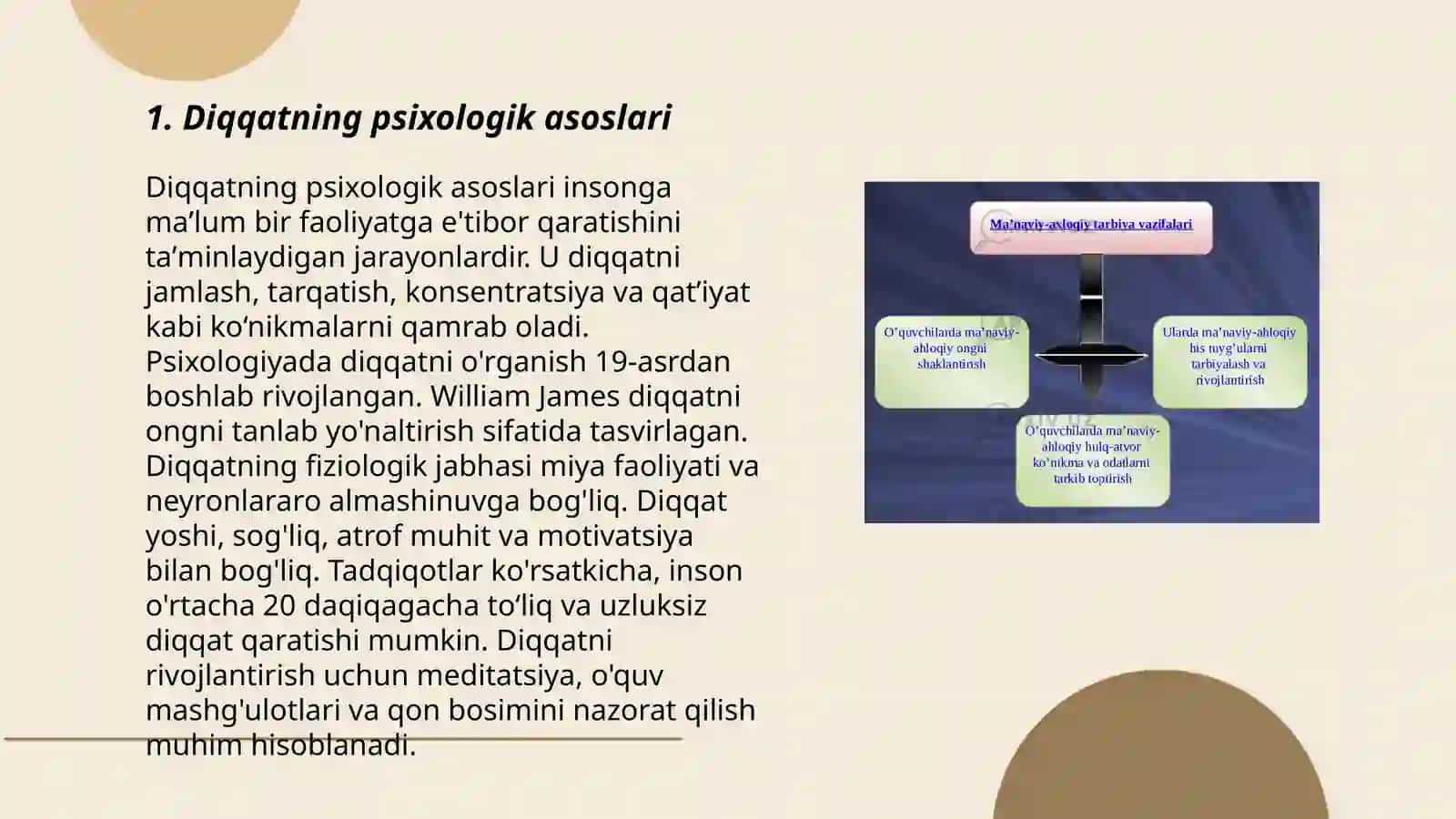 Diqqat psixologik jarayon sifatida 3
