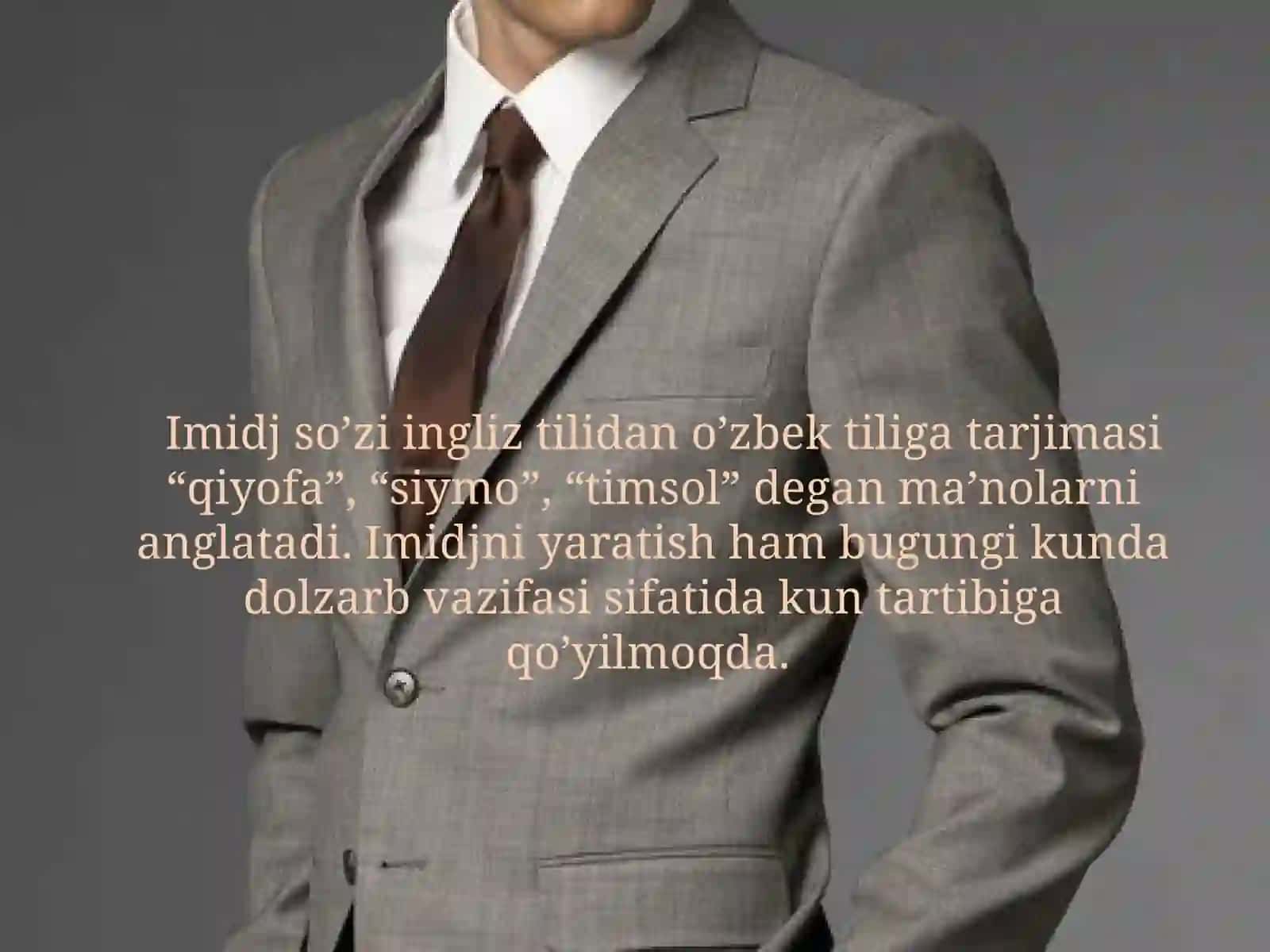 Ishbilarmonlik imidji 3