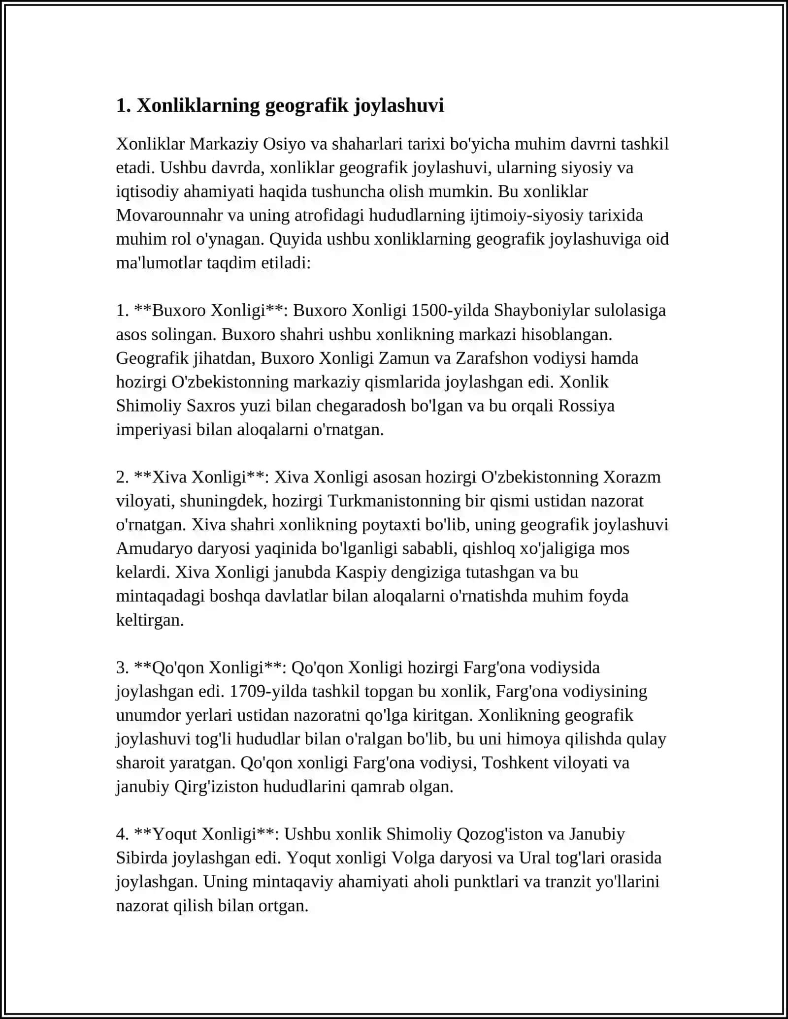 XONLIKLARINING AHOLISI VA IQTISODIY GEOGRAFIYASI 3