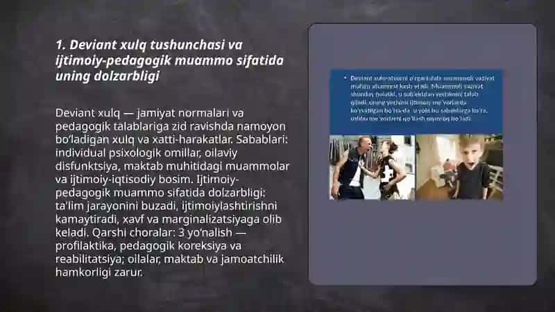 Deviant xulq ijtimoiy pedagogik muammo sifatida 3