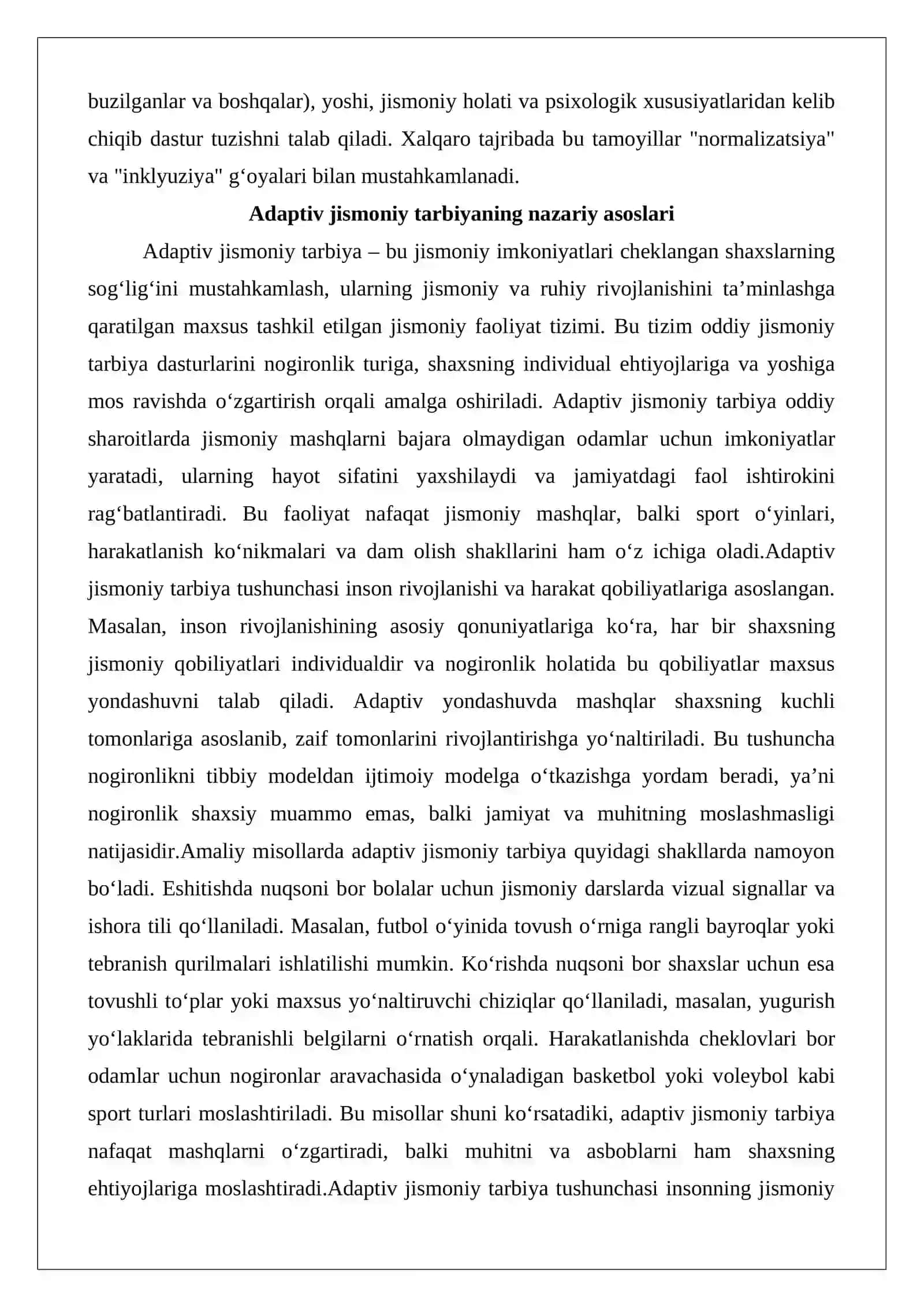 Adaptiv jismoniy tarbiyaning tamoyillari va funksiyalari 3