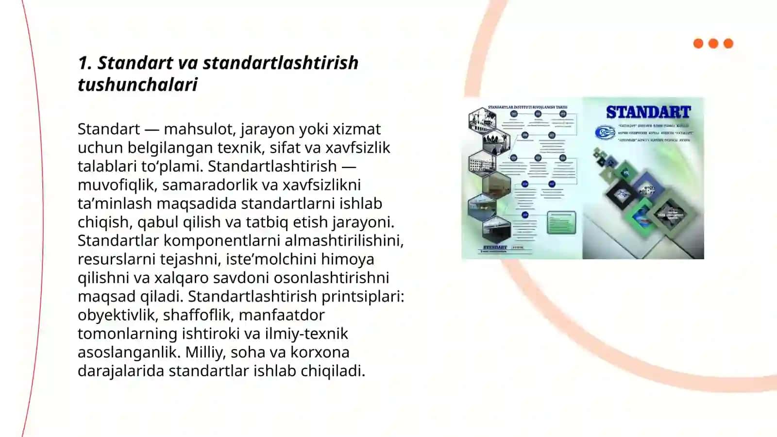 Standart va standartlashtirish 3