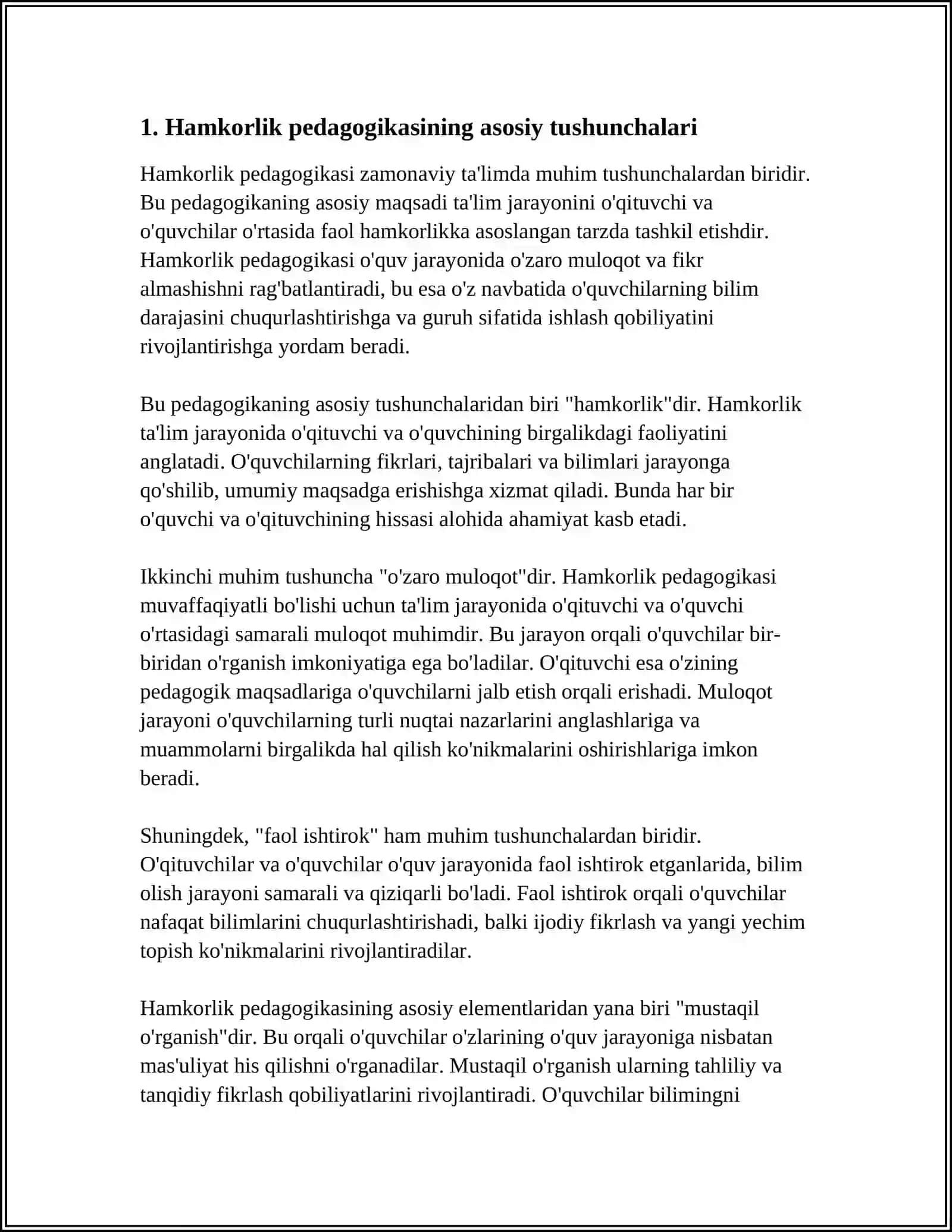 HAMKORLIK PEDAGOGIKASINING KONSTSEPTUAL GʻOYALARI 3