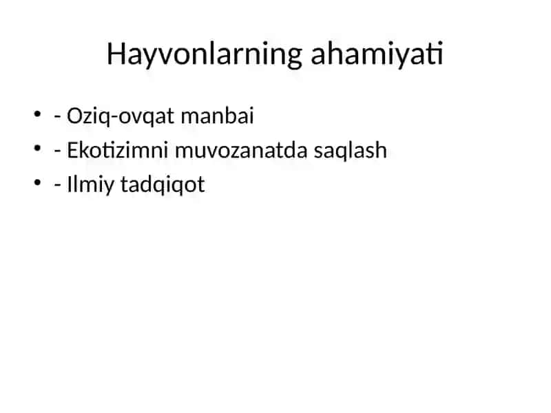 Hayvonlar haqida 3