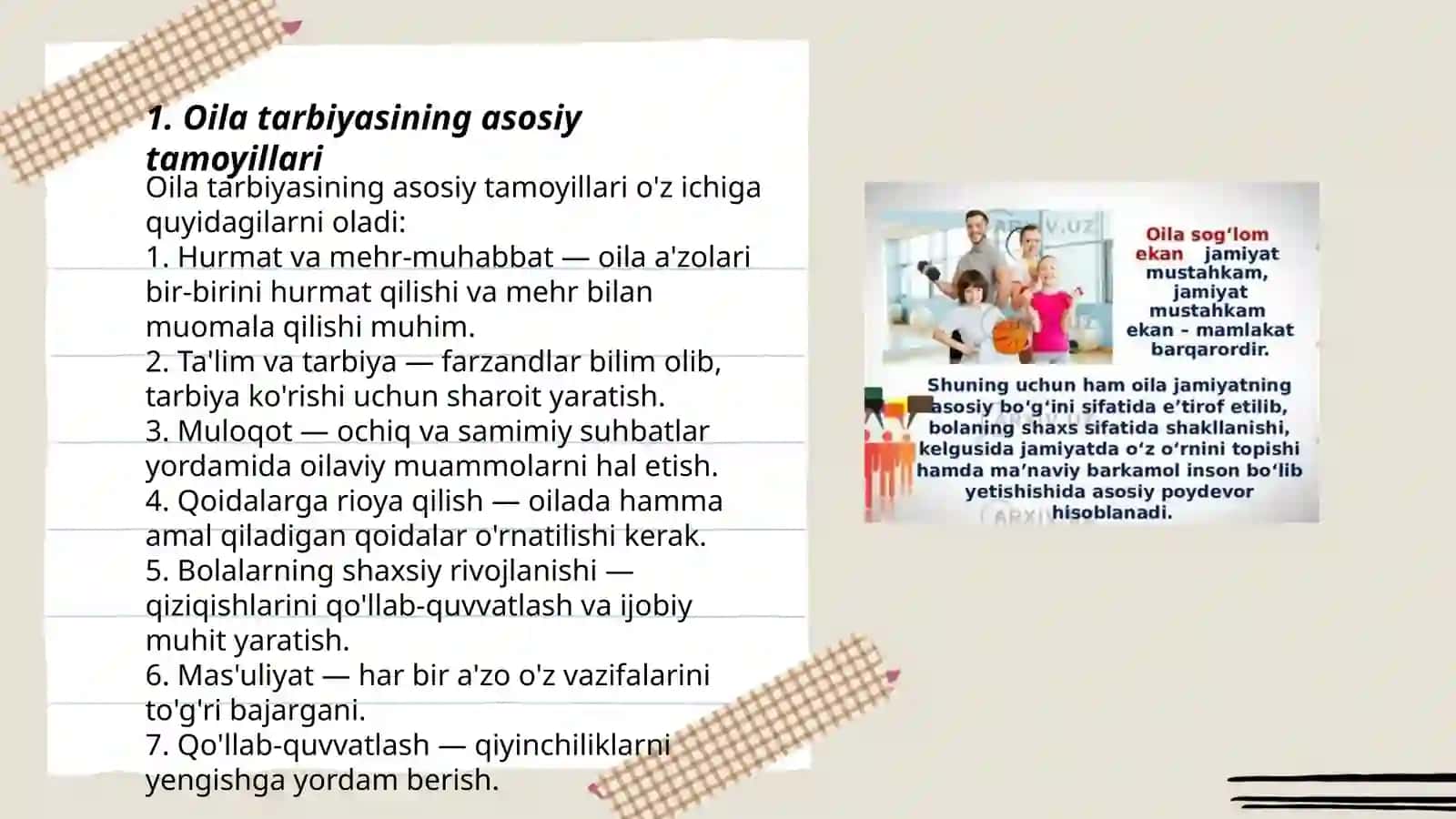 Oila tarbiyasi mazmuni va mohiyati 3