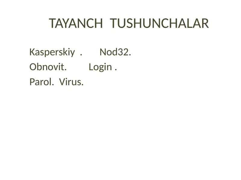 Antivirus dasturlari va ularni o’rnatish 3