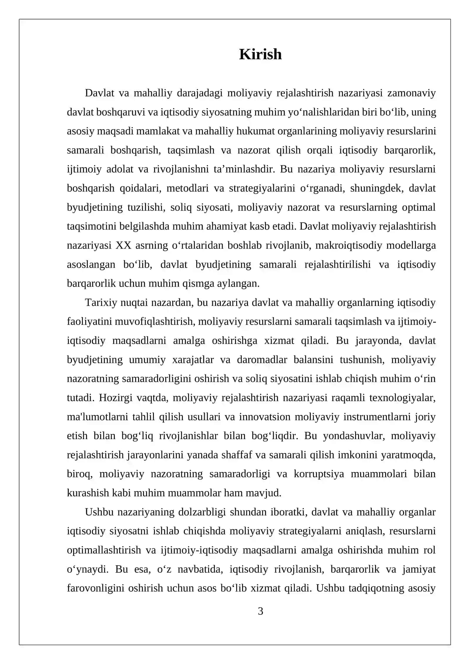MOLIYANI BOSHQARISHNING MOHIYATI, ZARURLIGI VA AHAMIYATI 3