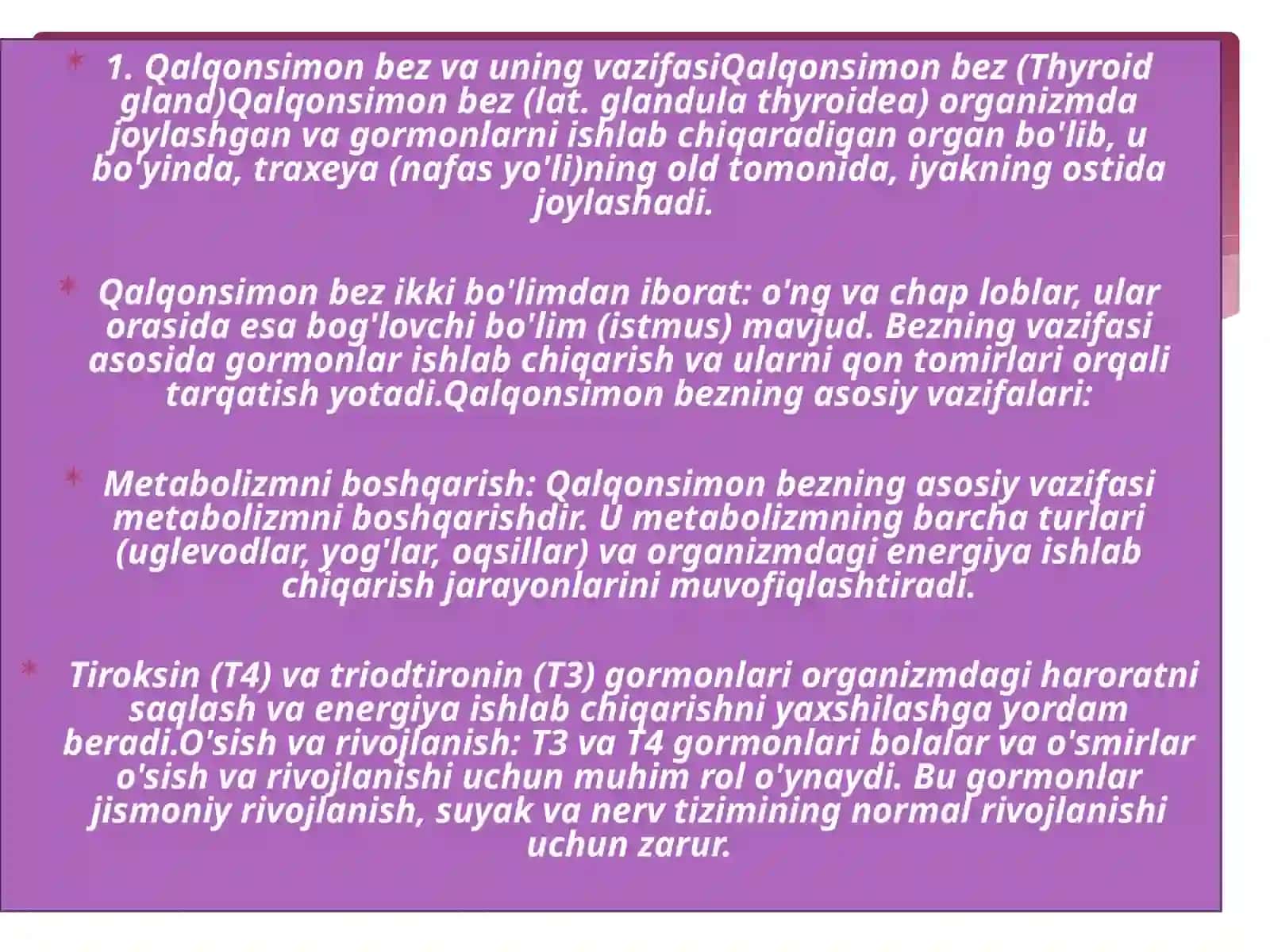 Qalqonsimon bez garmonlari 3