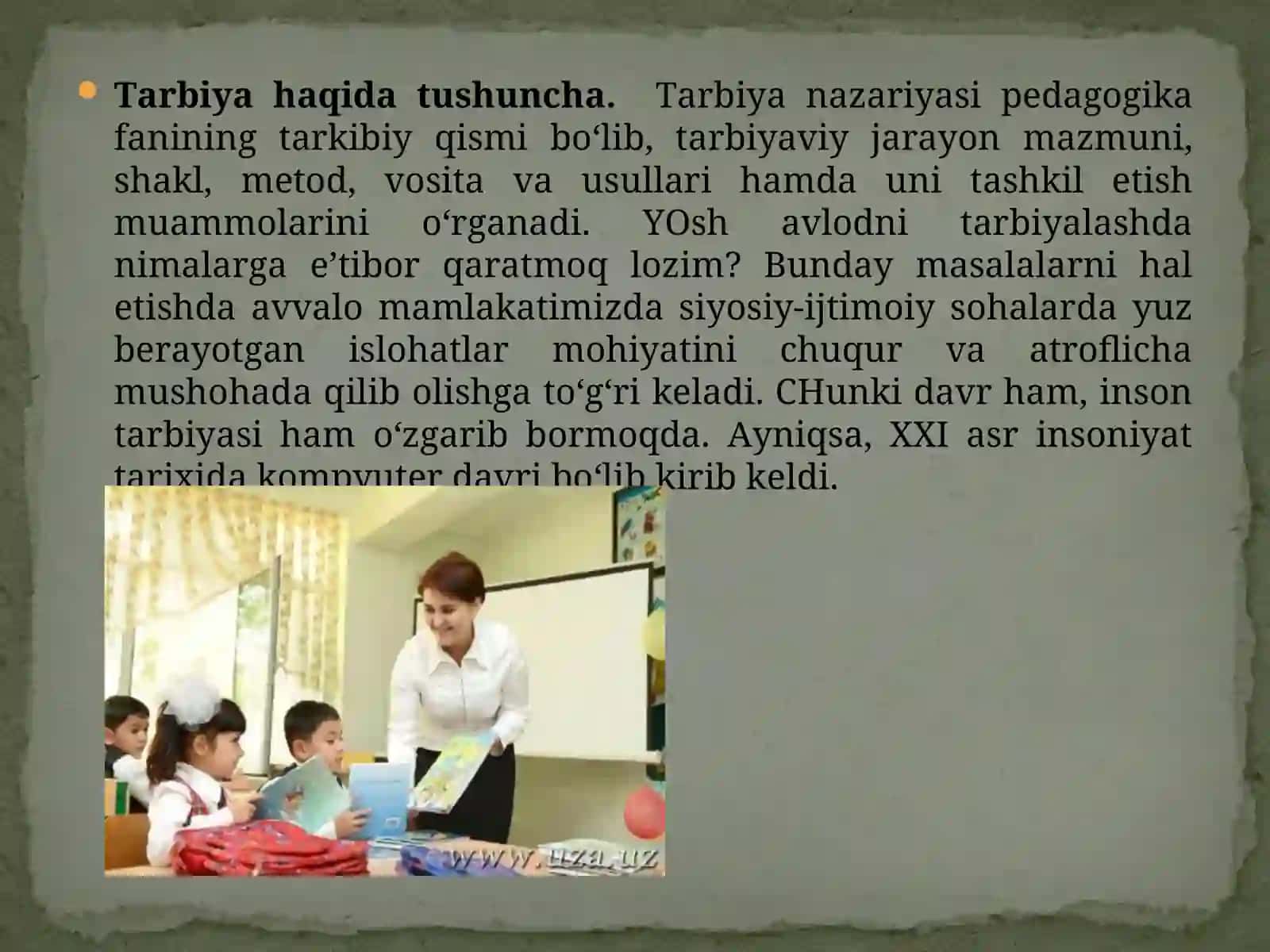 Barkamol avlodni tarbiyalashda pedagogik tarbiya 3