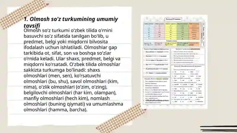 Olmosh so'z turkumi 3