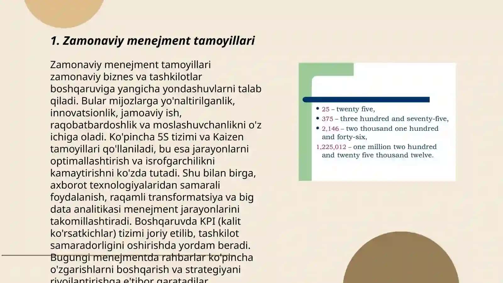 Zamonaviy menejer va unga qo'yiladigan Zamonaviy talablar 3