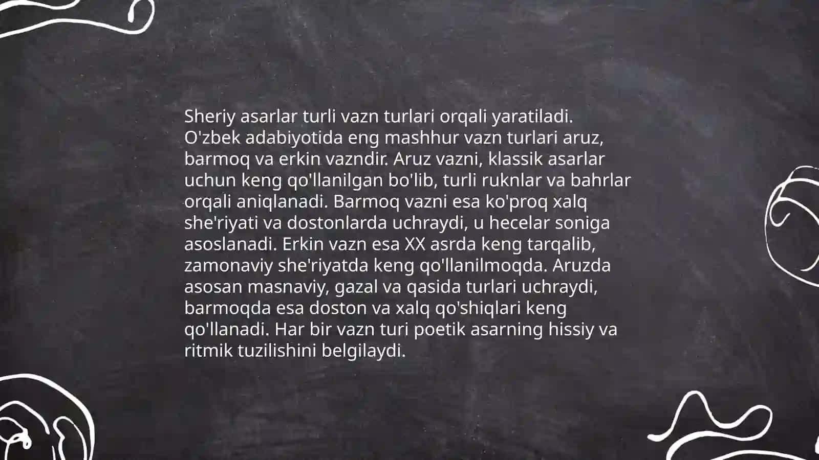 Sheriy asarlarning vaznini aniqlash 3