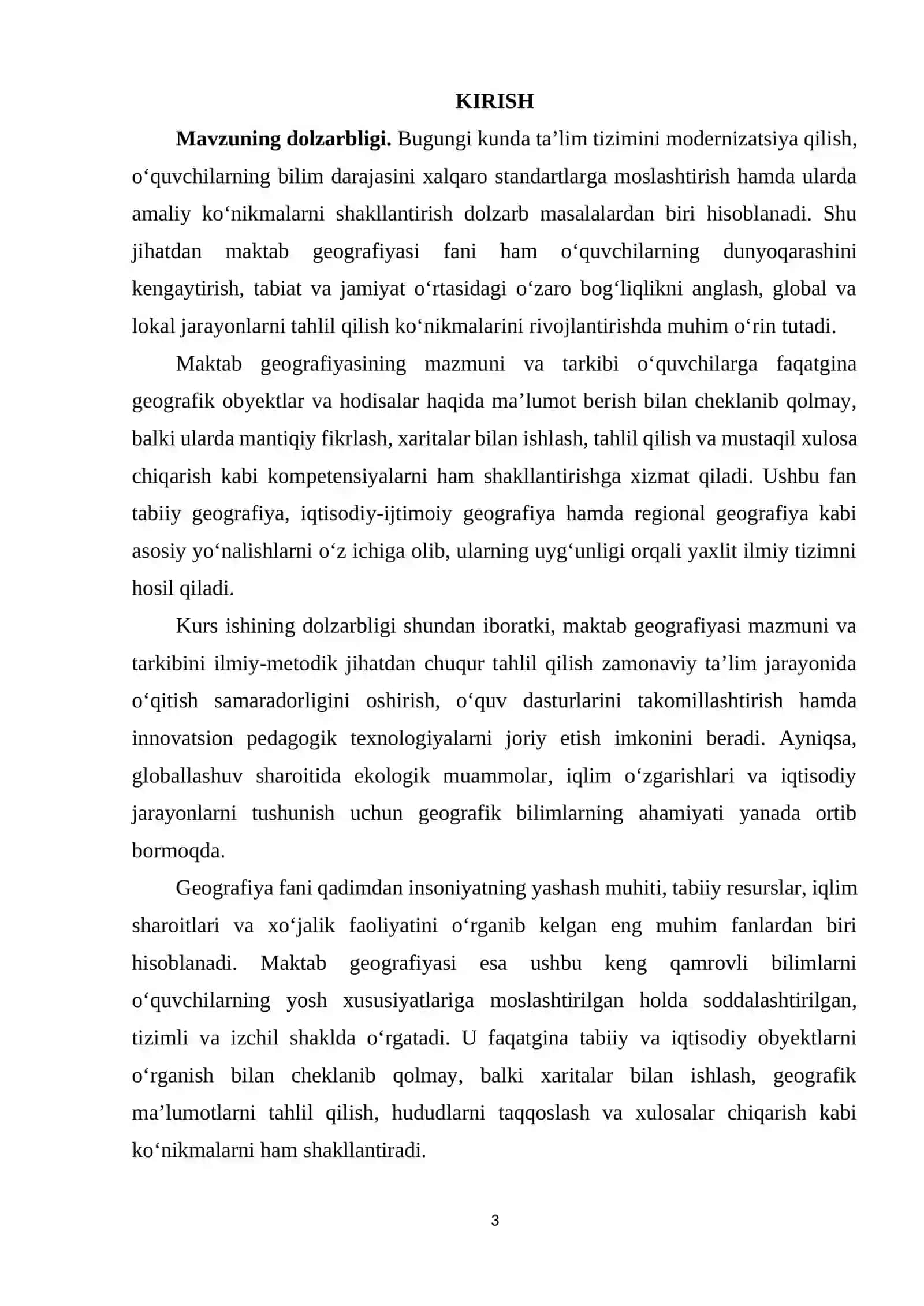 MAKTAB GEOGRAFIYASINING MAZMUNI VA TARKIBI 3