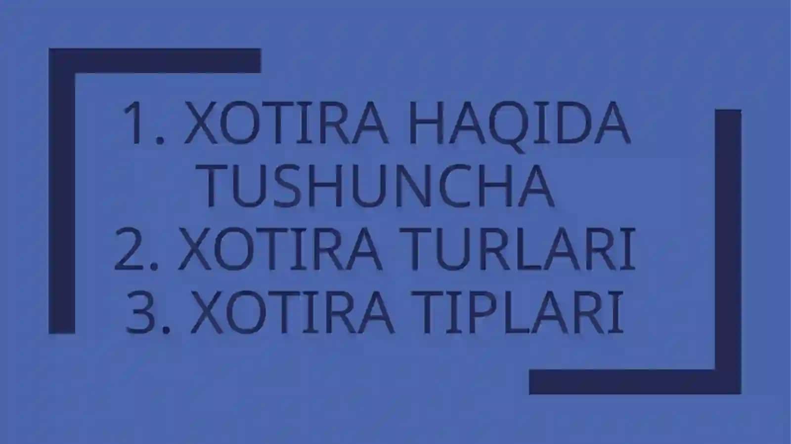 Psixologiya fanidan mustaqil ishi 3