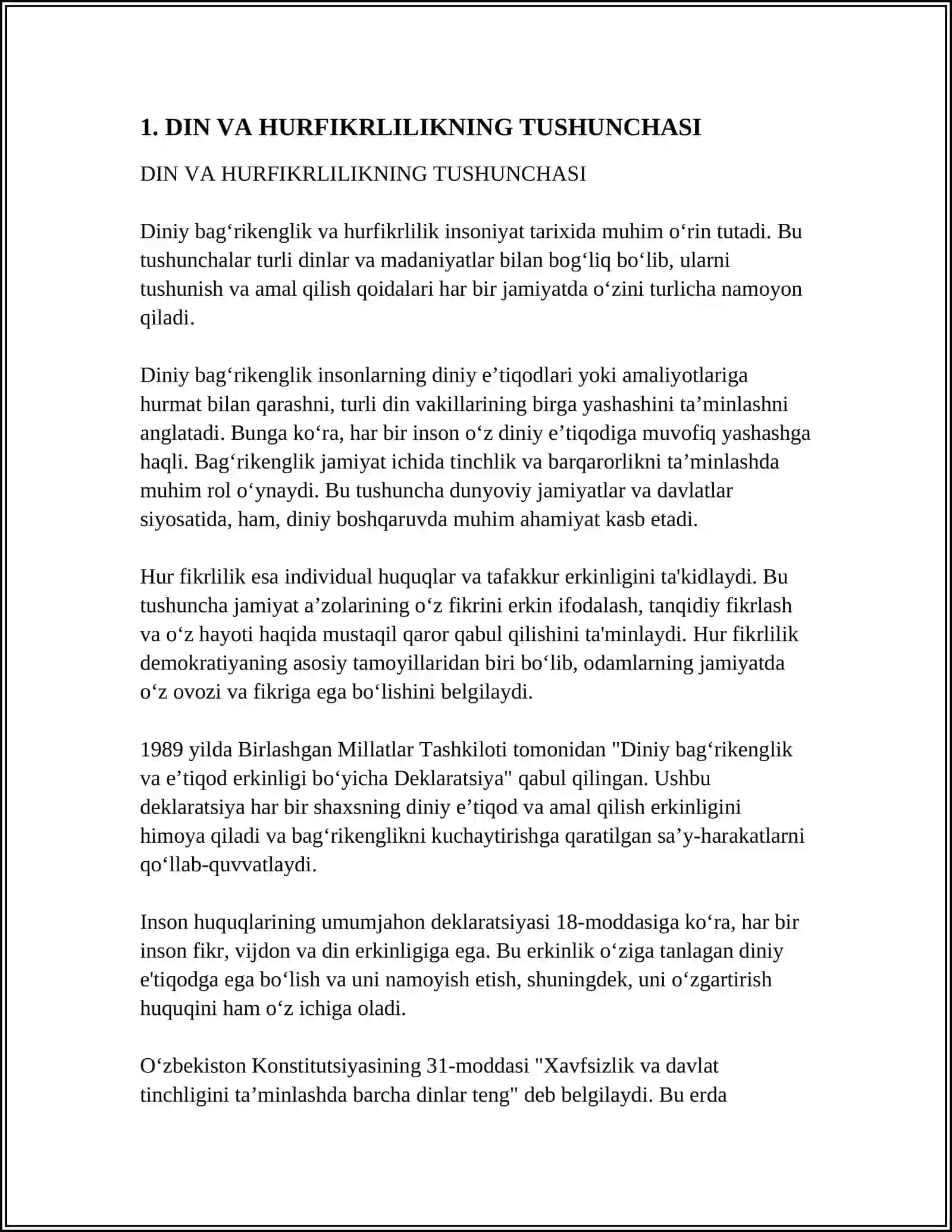 DIN VA HURFIKRLILIK 3