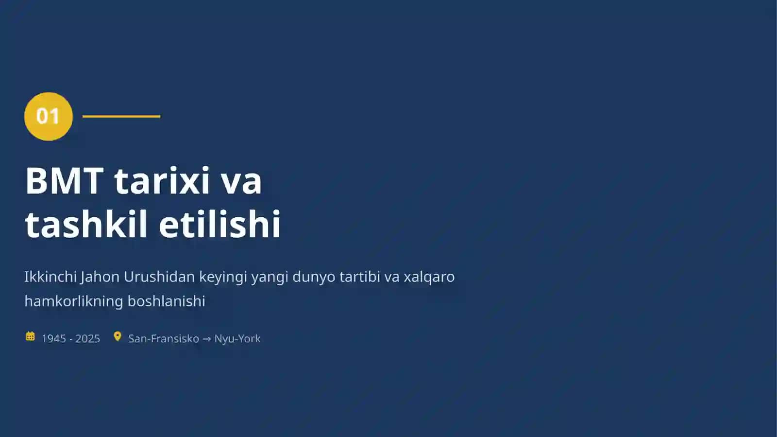 Birlashgan Millatlar Tashkiloti(BMT)ning xalqaro munosabatlardagi tutgan o'rni 3